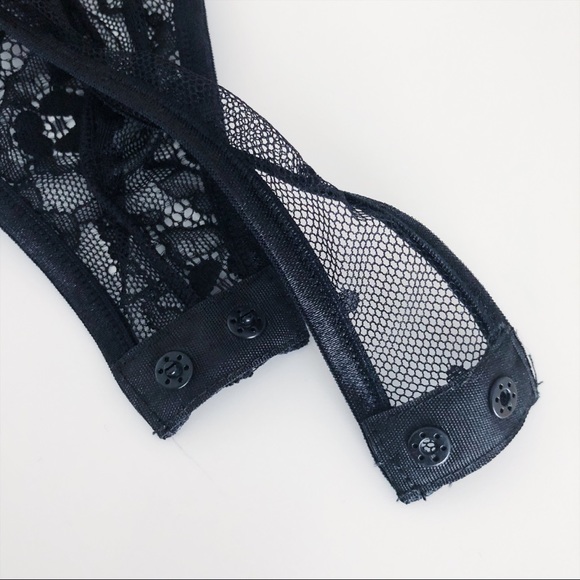 BELLA Black Lace Bodysuit - Picture 6 of 7